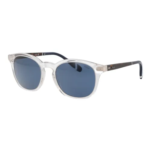 Polo Ralph Lauren Ацетат OVAL SUNGLASSES Мужской Прозрачный