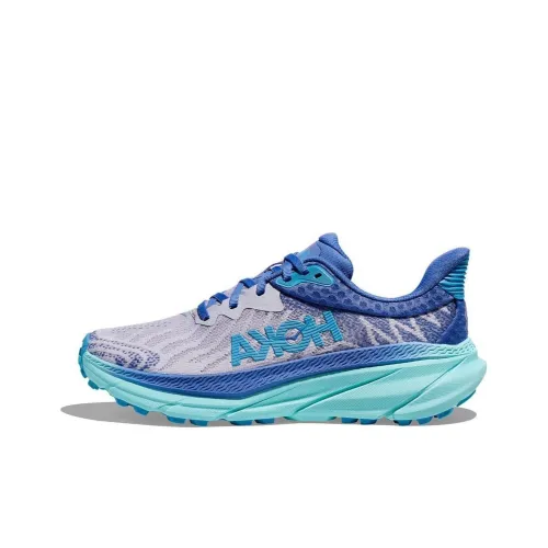 HOKA ONE ONE W CHALLENGER 7 Амортизация Низкий Топ Беговые кроссовки Женские Бледный Циан Звездное небо