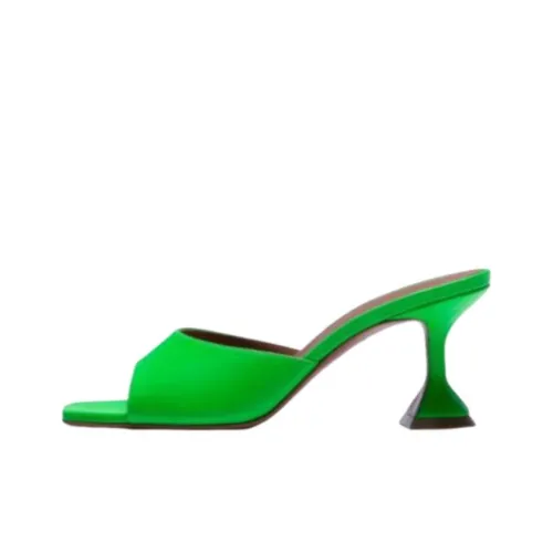 AMINA MUADDI Резиновая подошва Слипоны Женские Зеленый