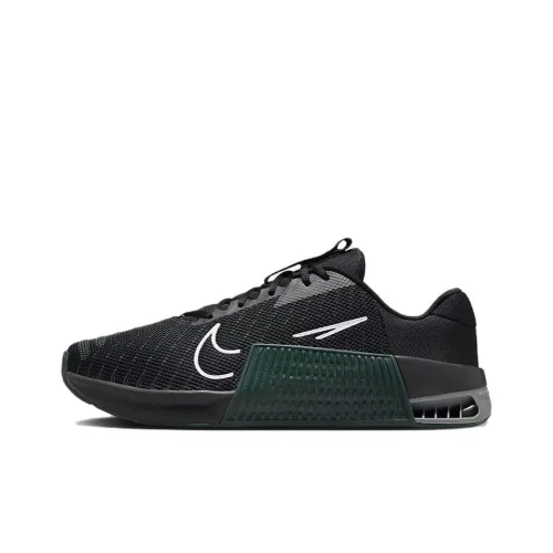 Nike Metcon 9 Slip-Resistant Training Shoes Men's Black Green Найк Metcon 9 противоскользящие тренировочные кроссовки мужские черный зеленый