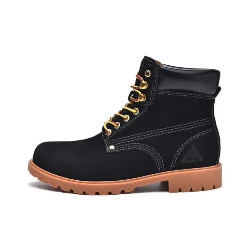 JEEP Ботинки черные мужские