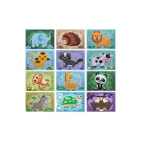 Классический Животные 12 Штук (Спина: Цифры в Красном)