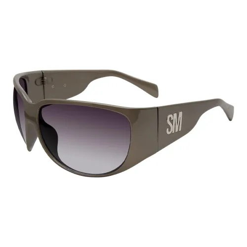 STEVE MADDEN Нерегулярная форма Солнцезащитные очки Унисекс Умбра