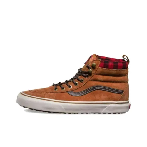 Vans SK8 High Топ Скейтборд Кроссовки Унисекс Коричневый