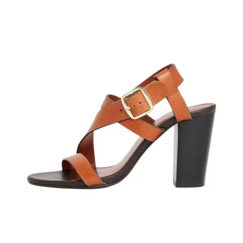 SOEUR One Ремешок Сандалии 9 см Женские Коричневый