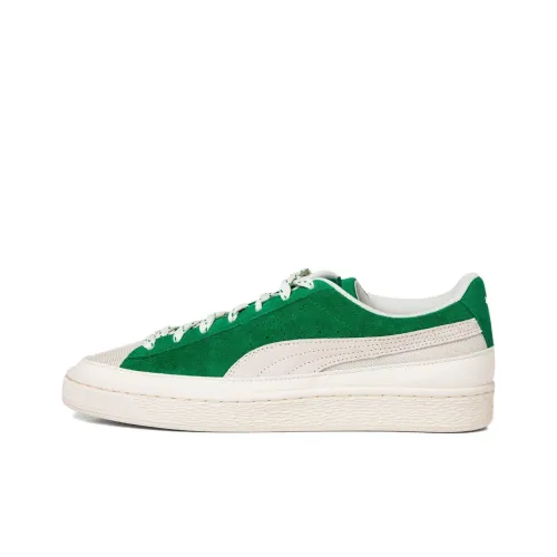 PUMA Износостойкий и Легкий Низкий Топ Кроссовки для скейтбординга Унисекс Зеленый