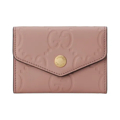 GUCCI Кожа Держатель для карт Держатель для карт Женский Розовый