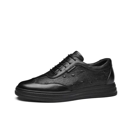 Скайтборд Кроссовки Kaiser Low Top Черные Мужские