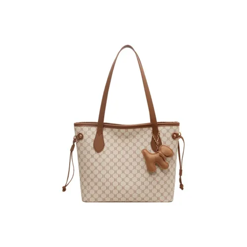 JANE KLAIN Сумка через плечо из синтетической кожи большая женская экрю хаки кофейный