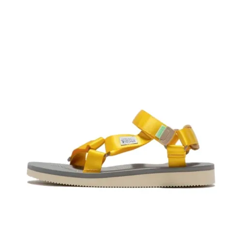 SUICOKE Пляжные сандалии, желтые, мужские