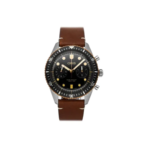 Oris Автоматический Механический Механизм Мужские Часы из Коллекции Diving 43 мм Черные