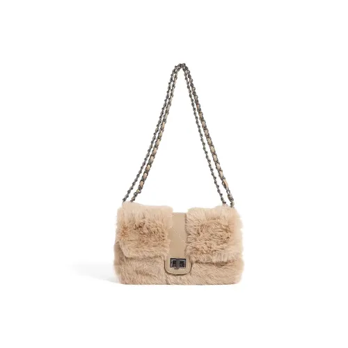 Bywhich Плюшевая Сумка через плечо Стандартная Женская Хаки