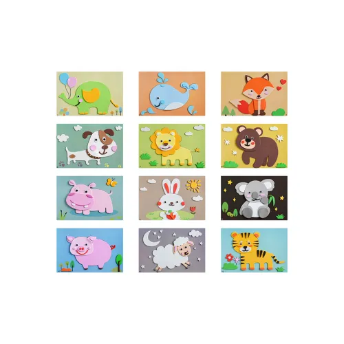 CAYI Наклейка с 3D-эффектом ручной работы материал включает DIY креативные наклейки развивающие игрушки