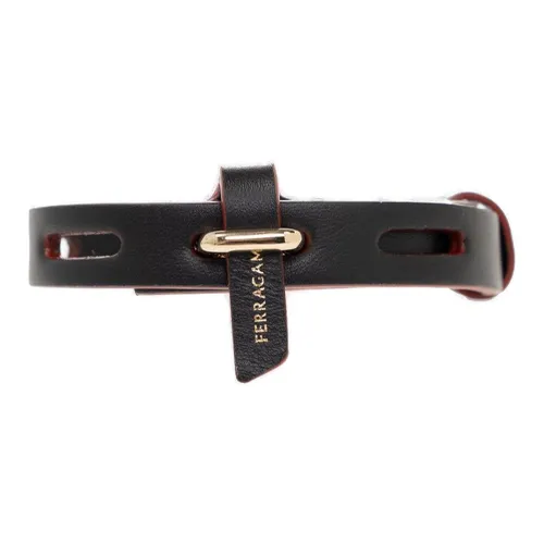 FERRAGAMO Телячья кожа Браслеты Мужской Черный
