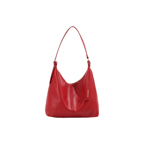 NOMK Замша Сумка через плечо Женская Сумка Сумка для свадьбы Большая Женская Красная