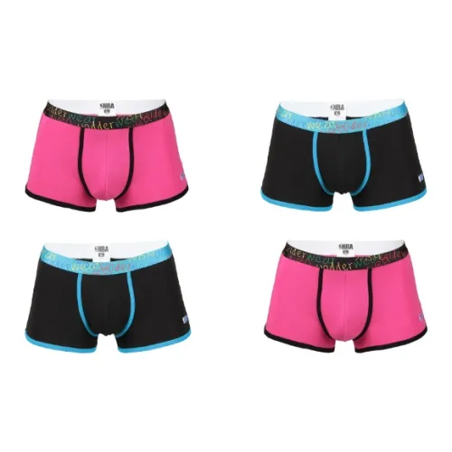 NBA 4 Pack Черный+Розовый Красный Мужские Боксеры