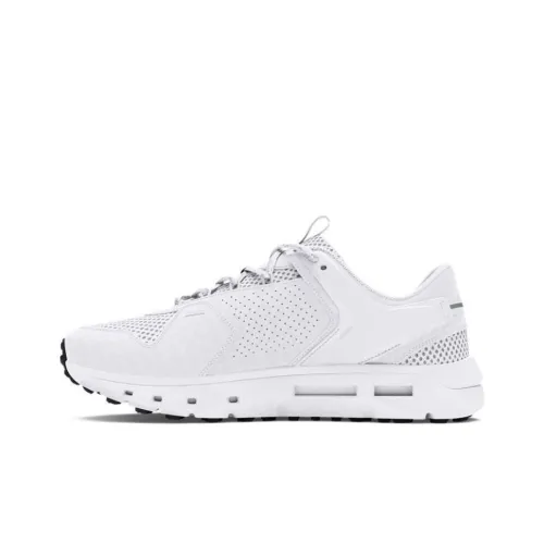 Under Armour Амортизация Износостойкий Низкий Топ Повседневная Беговая Обувь Мужская Белая