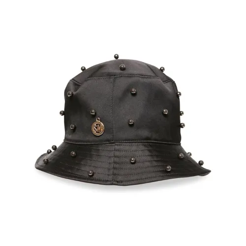 STEVE MADDEN Brocade Pearl Bucket Hats Men's Black