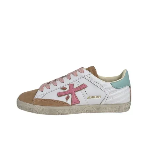 Кроссовки для скейтбординга Premiata Low Top Розовые Коричневые Женские
