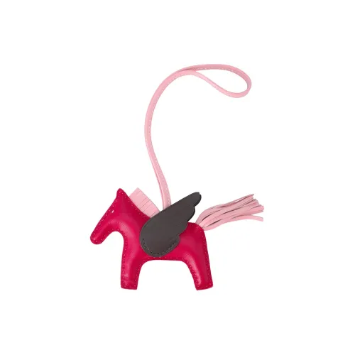 HERMES Кожа Подвески Унисекс Розовый Красный Розовый Вишневый Эбеновый