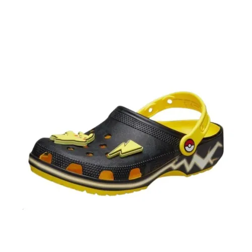 POKEMON x Crocs Classic Clog Пикачу Sabo Мужской Черный Желтый