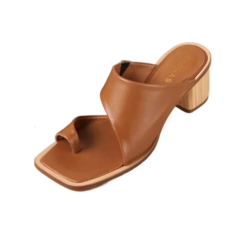 ALOHAS Слипоны Женские Коричневый