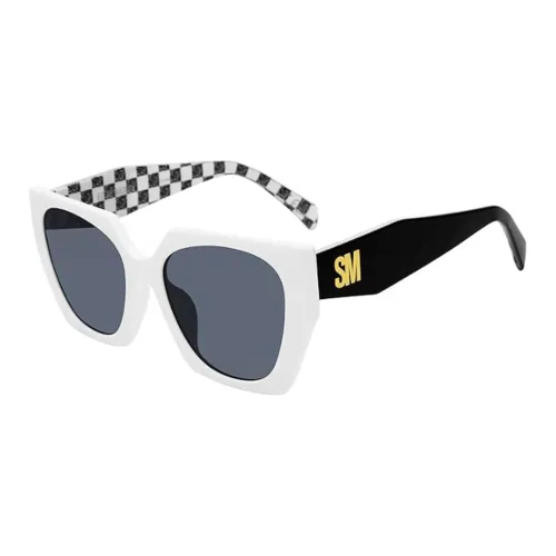 STEVE MADDEN Пластик Нерегулярная форма Солнцезащитные очки Женские Черный