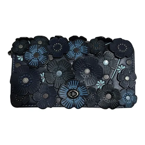 COACH Dinky Коровья кожа Сумка через плечо Средний Женский Черный