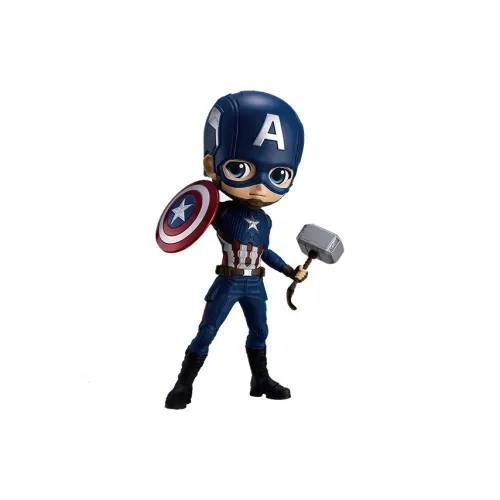 BANDAI Marvel Captain America Аниме Hobby Model Фигурки в стиле Chibi