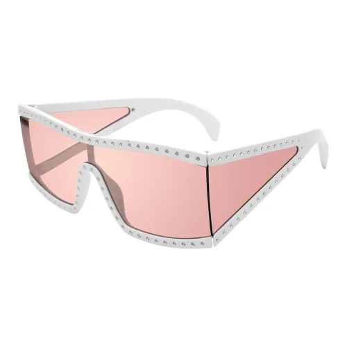 STEVE MADDEN Нерегулярная форма Солнцезащитные очки Женские Белые