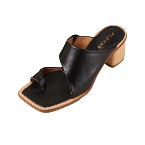 ALOHAS Слипоны Женские Черные