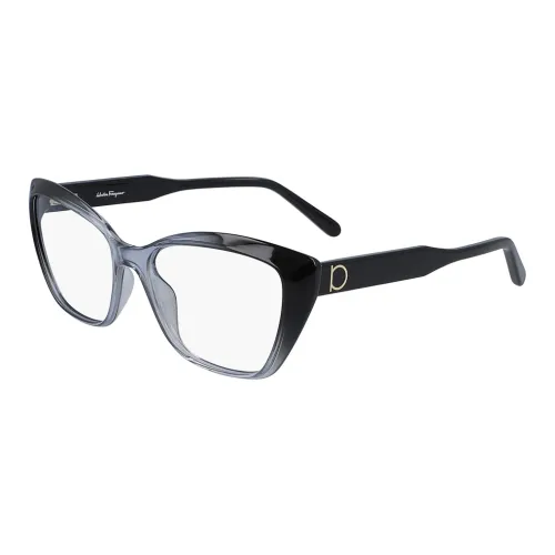FERRAGAMO Bio Based Injection Molded Нерегулярная форма Оптический каркас Унисекс Черный