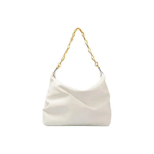 Jimmy Choo Ромб Телячья кожа Сумка-хобо Портативная Сумка через плечо Сумка через плечо Женская Золотая