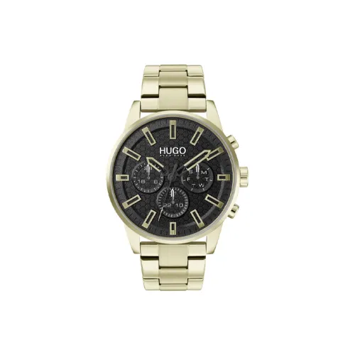 Hugo Boss Кварцевый механизм Мужские часы 44 мм Черный