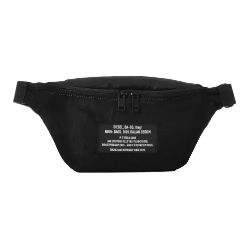 DIESEL Nylon Бананка Стандартная Мужская Черная