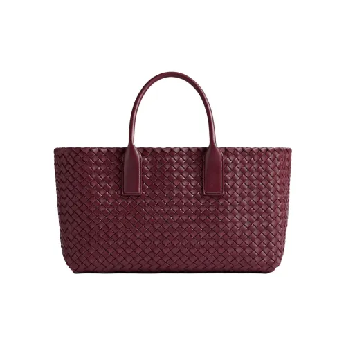 Bottega Veneta Lambskin Tote Bag Shopping Bag Handbag Crossbody Bag Small Women's Barolo