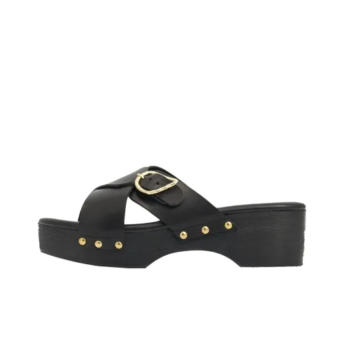 ANCIENT GREEK SANDALS Резиновая подошва Тихий Слипоны Женские Черный