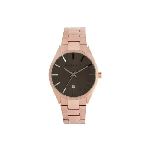 Christian Lacroix Кварцевый механизм Мужские часы 38 мм Коричневый