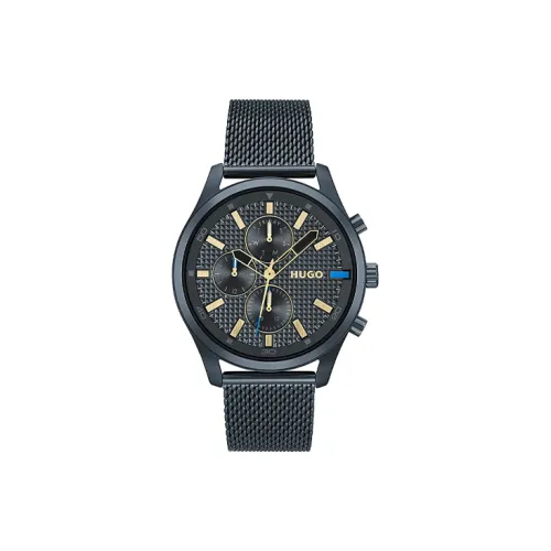 Hugo Boss Кварцевый механизм Мужские часы 46mm*9,7mm Синий