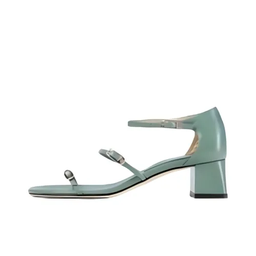 DEAR FRANCES One Ремешок Сандалии 4,5 см Женские Шалфейно-зеленый