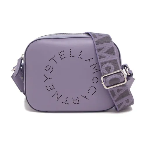 Stella McCartney Полиуретан с Полиэстером Сумка через плечо Мини Женская Фиолетовая