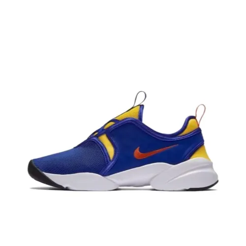 Nike Loden Амортизация Износостойкие Низкие Беговые Кроссовки Женские Синий Желтый