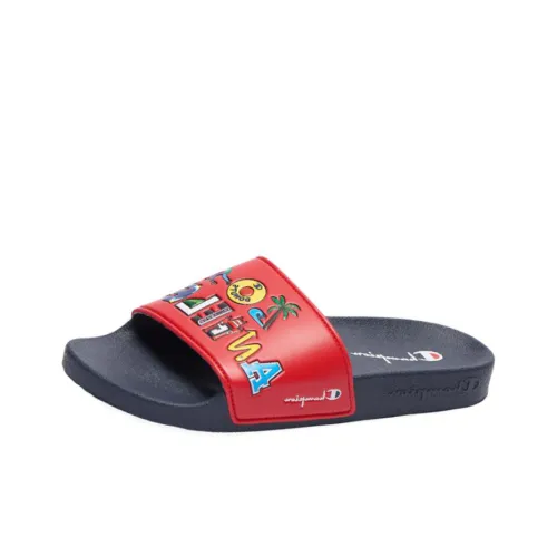 Champion Slide Красный Синий Мужской