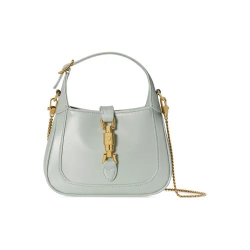 GUCCI Jackie 1961 Кожа Сумка через плечо Сумка Мини Женская Светло-зеленая