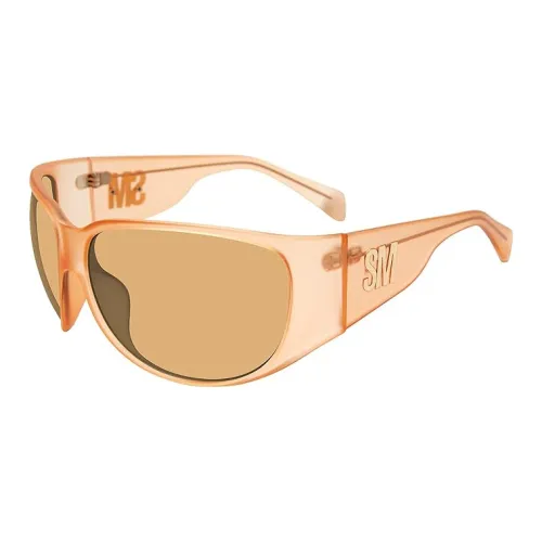 STEVE MADDEN Металл Нерегулярная форма Солнцезащитные очки Унисекс Оранжевый