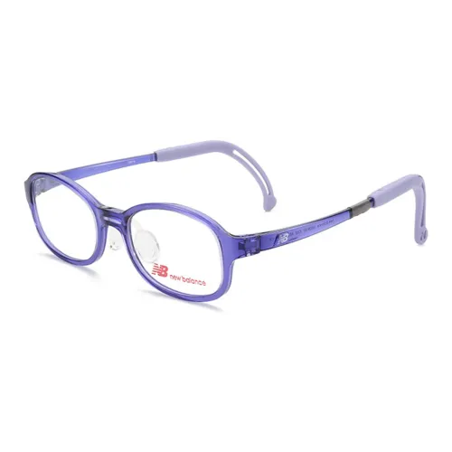 New Balance TR Памятный пластик Нерегулярная форма Оправы для очков Детский Фиолетовый