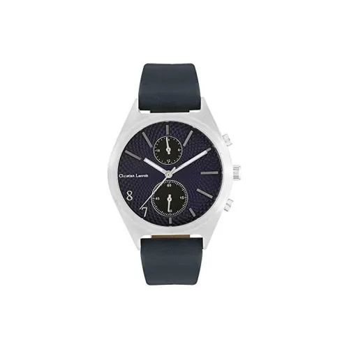 Christian Lacroi Мужские часы Кварцевый механизм Кожаный ремешок 40 мм Синий циферблат