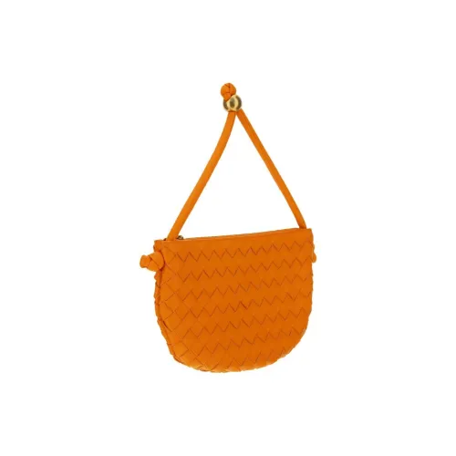 Bottega Veneta Кожа Клатч Женский Оранжевый