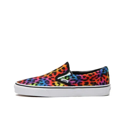 Vans Classic Slip On Low Топ Скейтборд Кроссовки Унисекс Красный Синий Желтый