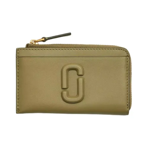 MARC JACOBS Кожа Кошелек Unisex Light Моховый Зеленый